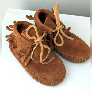 Minnetonka Leather Moccasins Size 7c
